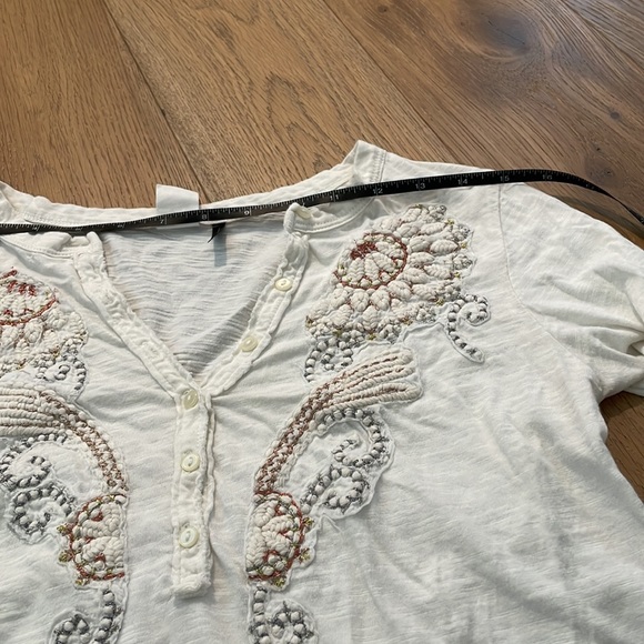 Akemi + kim anthropologie peasant 3/4 top - Picture 8 of 8